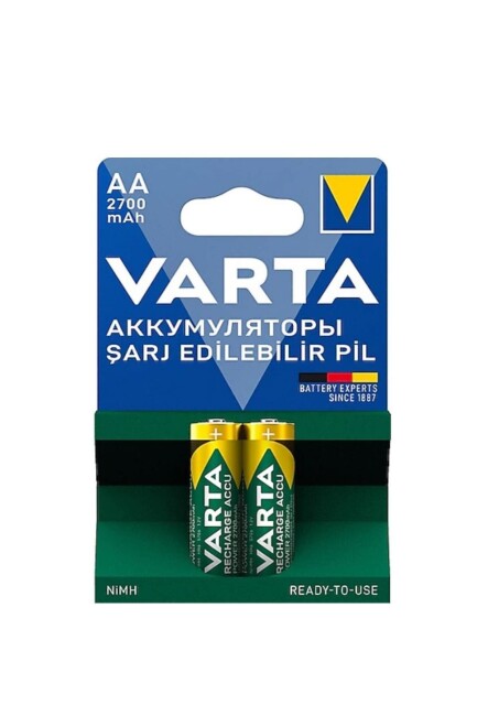 VARTA ŞARJLI 2700 MAH AA KALEM PİL 2 Lİ - VARTA
