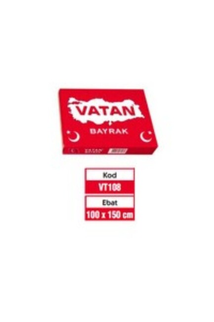 VATAN 100x150 TÜRK BAYRAĞI - VATAN BAYRAK