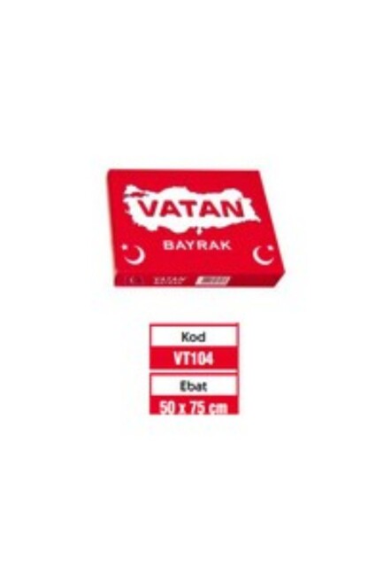 VATAN 50x75 TÜRK BAYRAĞI - VATAN BAYRAK
