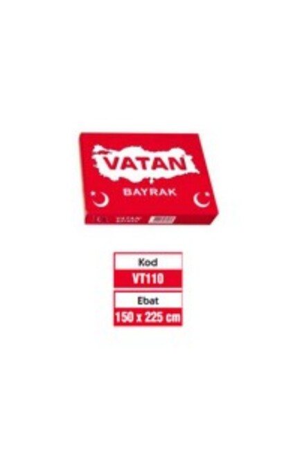 VATAN 150x225 TÜRK BAYRAĞI - VATAN BAYRAK