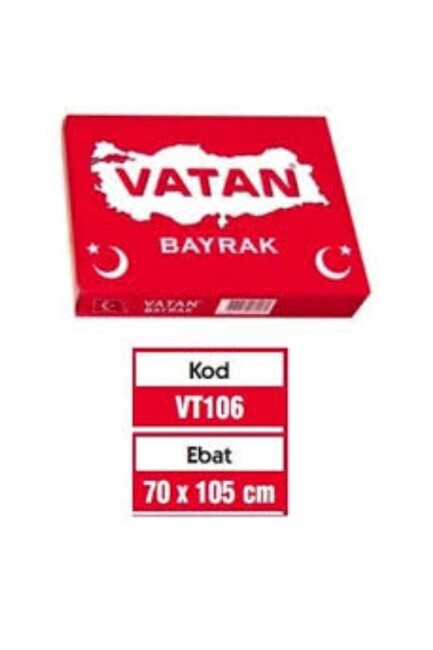 VATAN 70x105 TÜRK BAYRAĞI - VATAN BAYRAK