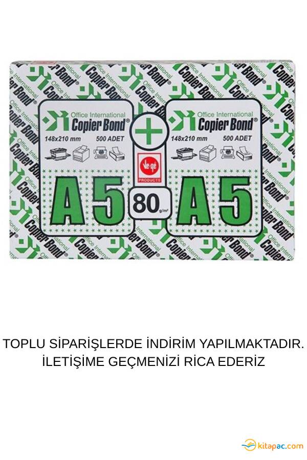 VE-GE COPİER BOND A5 1000 li FOTOKOPİ KAĞIDI - 1