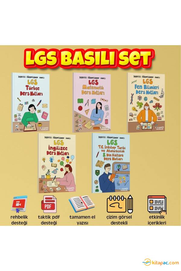 VİN KAMPÜS LGS KİTAP SETİ 5 ADET - 1