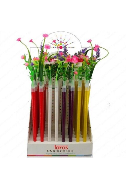 VİNTAGE ÇİÇEK KURŞUN KALEM - TAROS