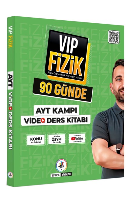 VİP FİZİK 90 GÜNDE AYT KAMPI VİDEP DERS KİTABI - VİP FİZİK