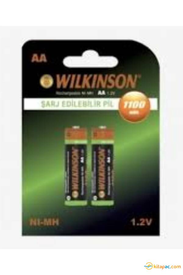 WILKINSON 2 Lİ AA 1100MAH ŞARJLI KALEM PİL - 1