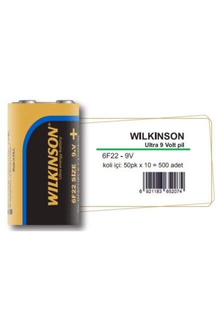 WILKINSON 6F22-9 VOLT PİL - WİLKİNSON