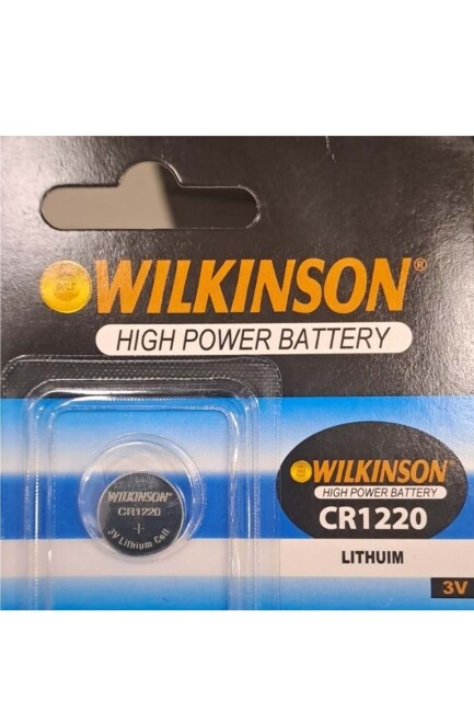 WILKINSON CR1220 3V LİTYUM DÜĞME PİL - WILKINSON