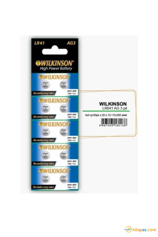 WİLKİNSON LR41 DÜĞME PİL AG3 1,5V 2 li - 1
