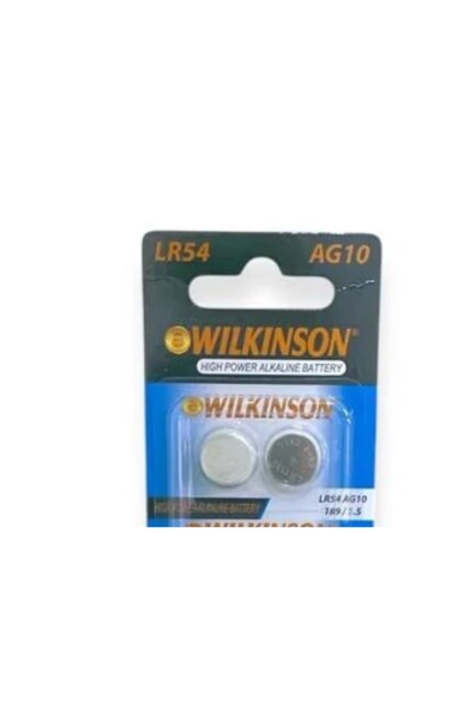 WİLKİNSON LR54 DÜĞME PİL AG10 1,5V 2 li - WİLKİNSON