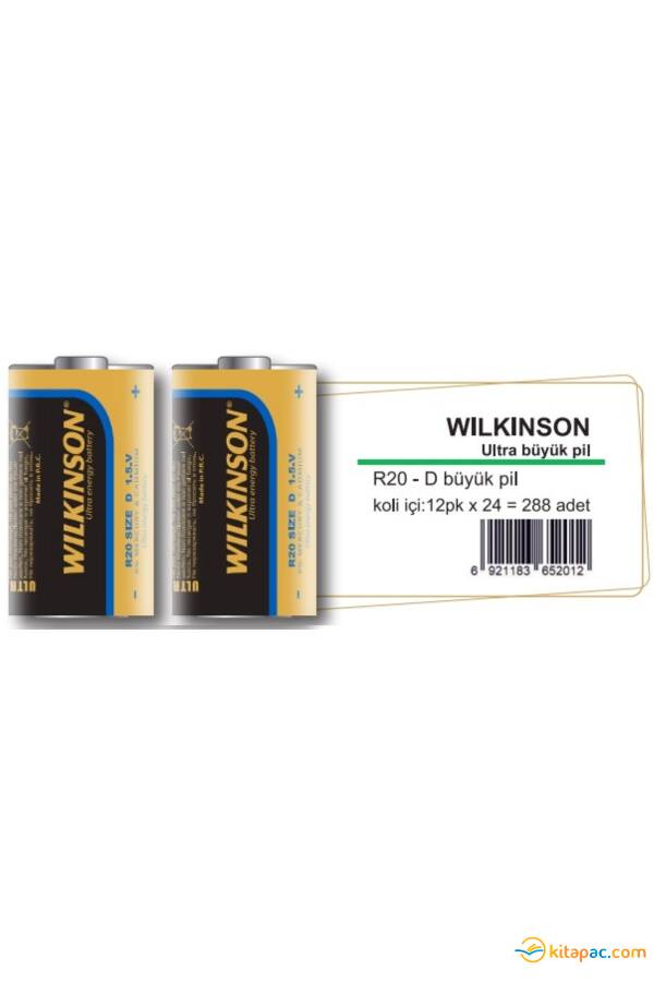 WILKINSON R20-D ULTRA BÜYÜK PİL 2 Lİ - 1