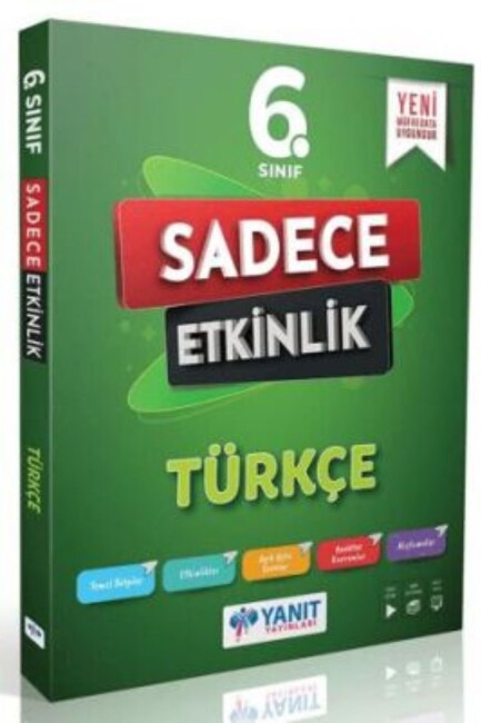 YANIT 6.Sınıf TÜRKÇE SADECE ETKİNLİK - YANIT YAYINLARI