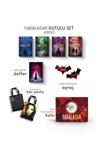 YARALASAR 4 KİTAPLIK HEDİYELİ SET - CİLTLİ - EPHESUS YAYINLARI