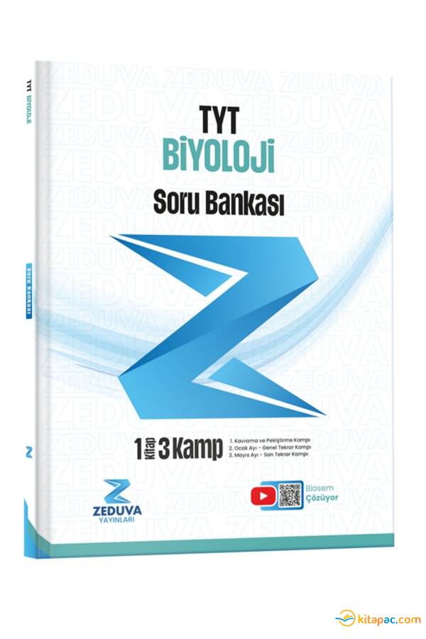 ZEDUVA BİOSEM TYT BİYOLOJİ 1KİTAP 3 KAMP SORU BANKASI - 1