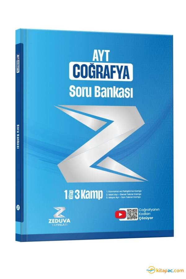 ZEDUVA COĞRAFYANIN KODLARI AYT COĞRAFYA 1KİTAP 3 KAMP SORU BANKASI - 1