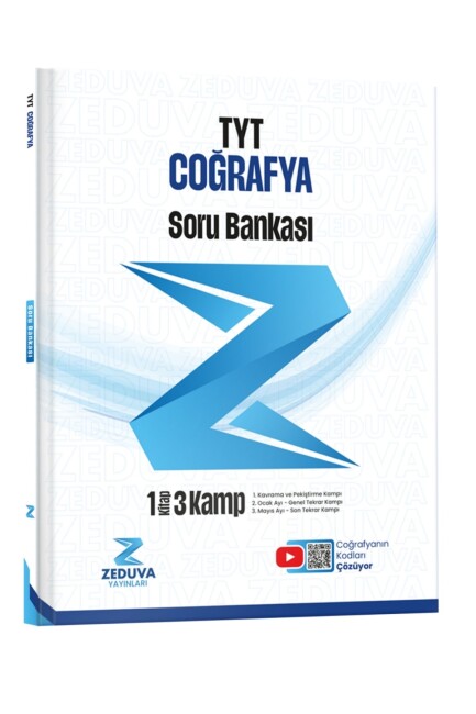 ZEDUVA COĞRAFYANIN KODLARI TYT COĞRAFYA 1KİTAP 3 KAMP Soro Bankası - ZEDUVA YAYINLARI