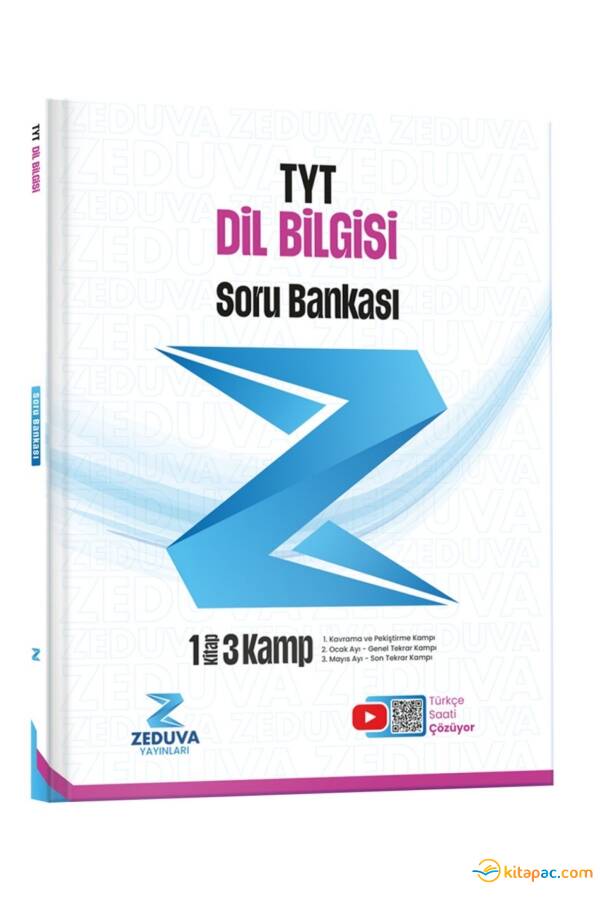 ZEDUVA TÜRKÇE SAATİ TYT DİLBİLGİSİ 1KİTAP 3 KAMP SORU BANKASI - 1