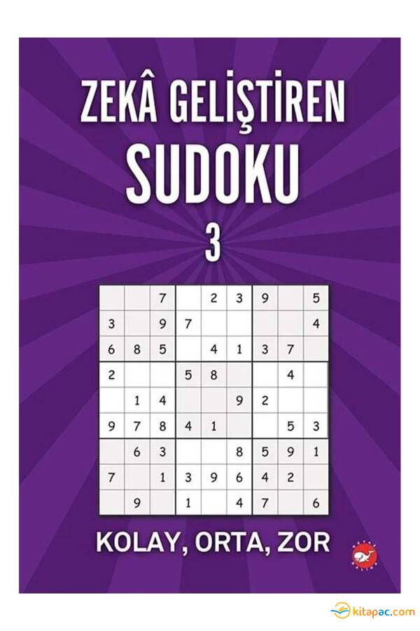 ZEKA GELİŞTİREN SUDOKU 3 - Kolay - Orta - Zor - 1